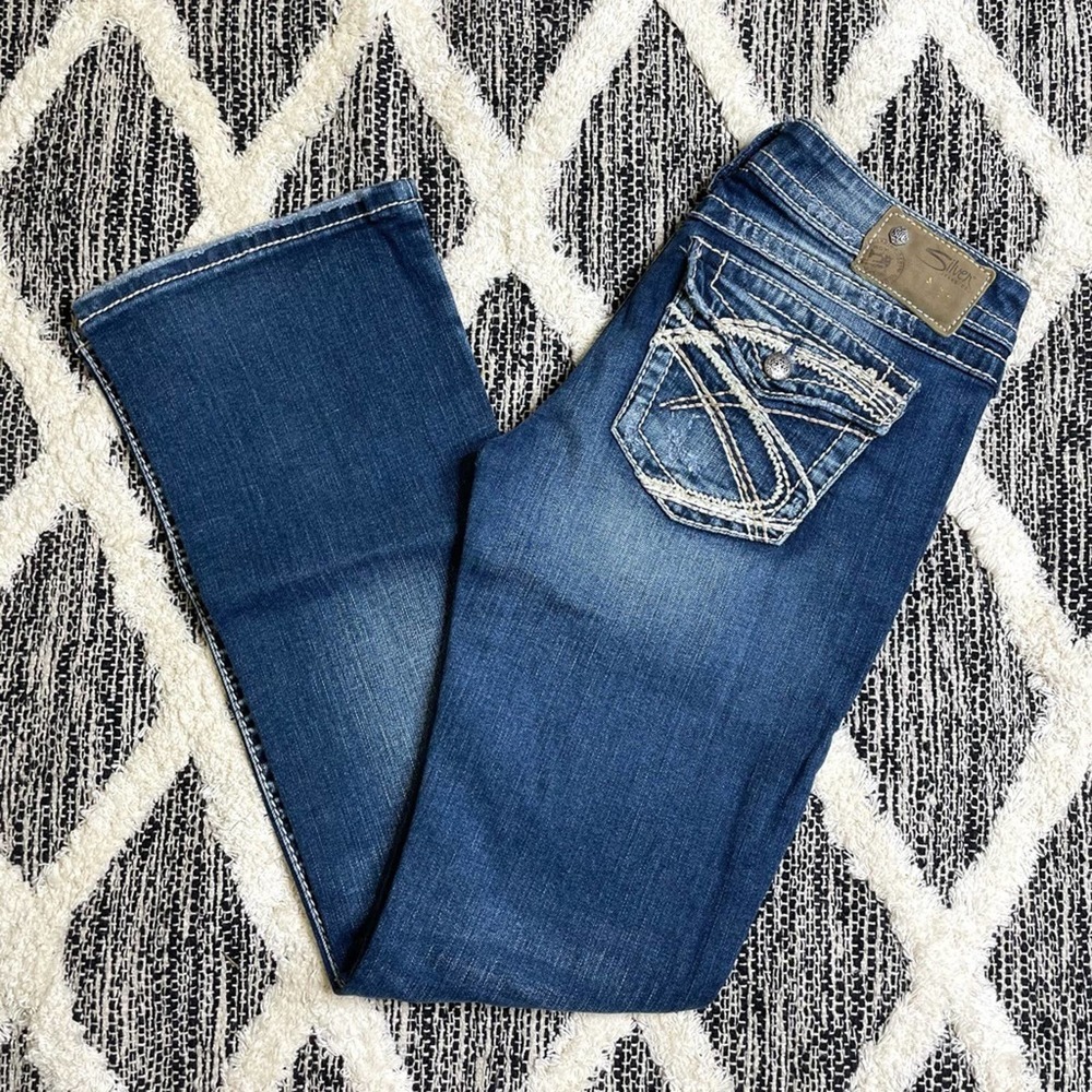 Silver Jeans Pioneer Bootcut Distressed Jeans Women’s size 27/31